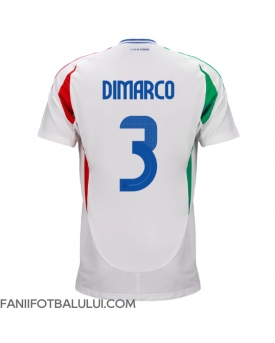Italia Federico Dimarco #3 Tricou Fotbal Replică European 2024 Barbati Deplasare